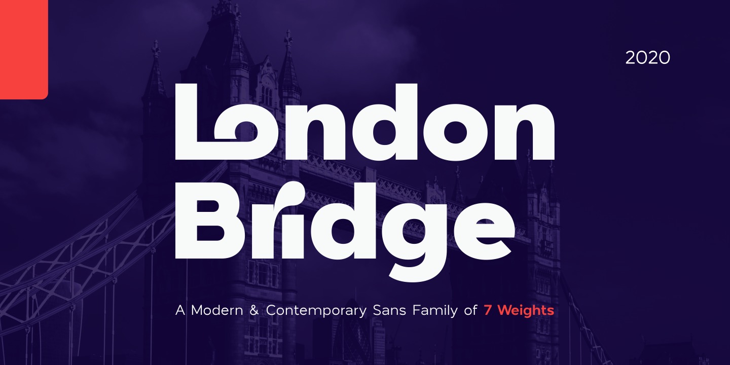 Schriftart London Bridge